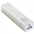 Werbe Aluminium Power Bank 2600mAh mit Logo gedruckt